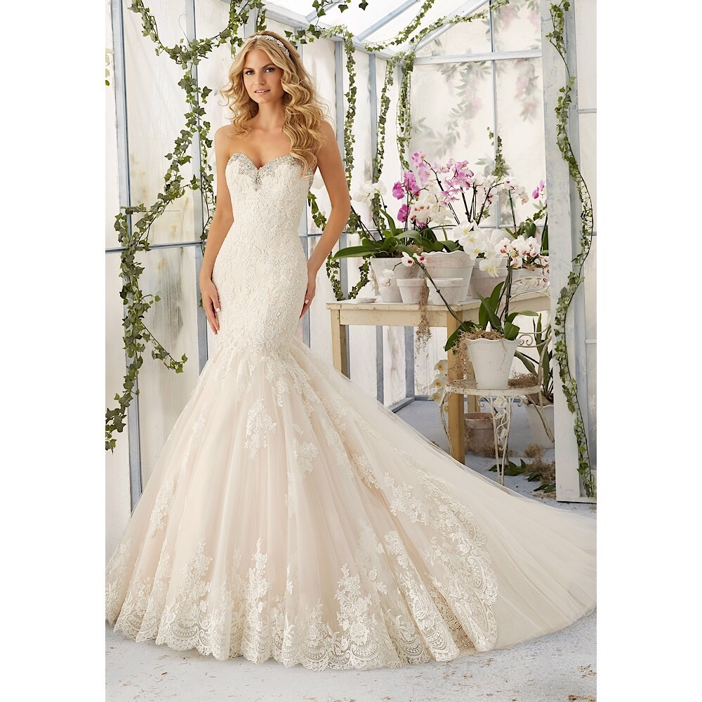 NEW! Mori Lee 2804 Ivory Wedding Gown - Picture 1 of 4